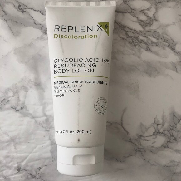 Replenix Discoloration Glycolic Acid 15% Resurfacing Body Lotion 6.7 oz NEW - Picture 2 of 5
